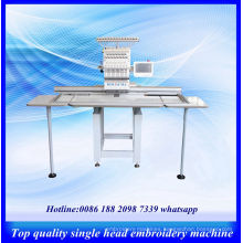 Single Head Computer Controlled Embroidery Machines / Large Size Flat Cap T-Shirt Embroidery Machine